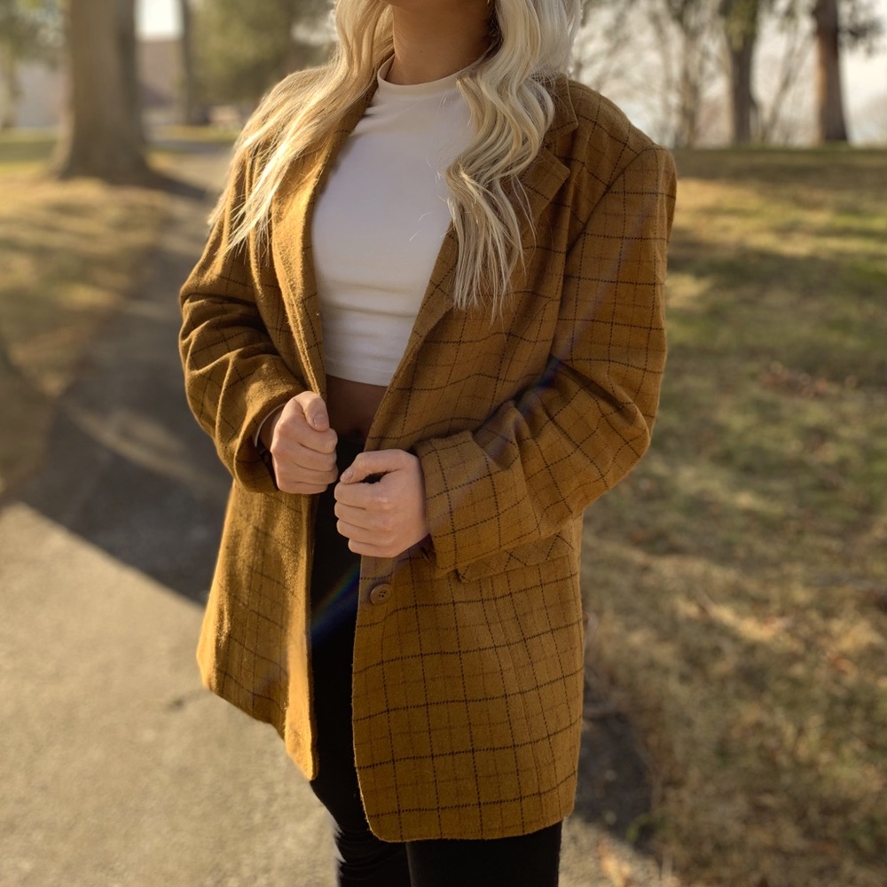 Mustard Brown Women’s Blazer